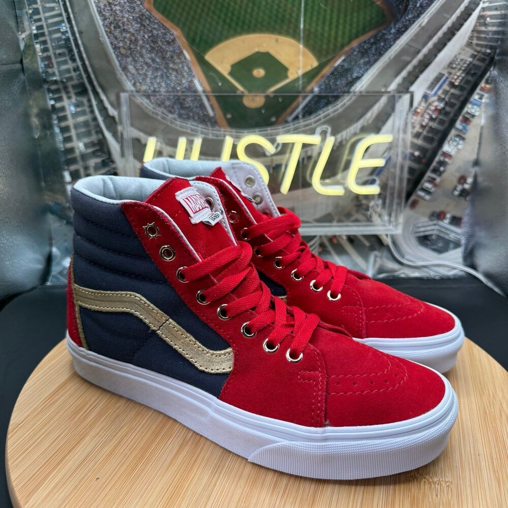 Vans Sk8-Hi Marvel Captain Marvel Unisex Mens 6/ Womens 7.5